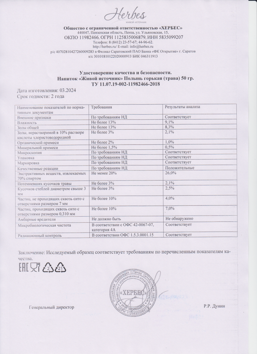 Паспорт №032024